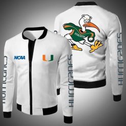 Miami Hurricanes Ncaa Bomber Jacket 3d 3d Allover Designed Tshirt Hoodie Up To 5xl 3d Hoodie Sweater Tshirt