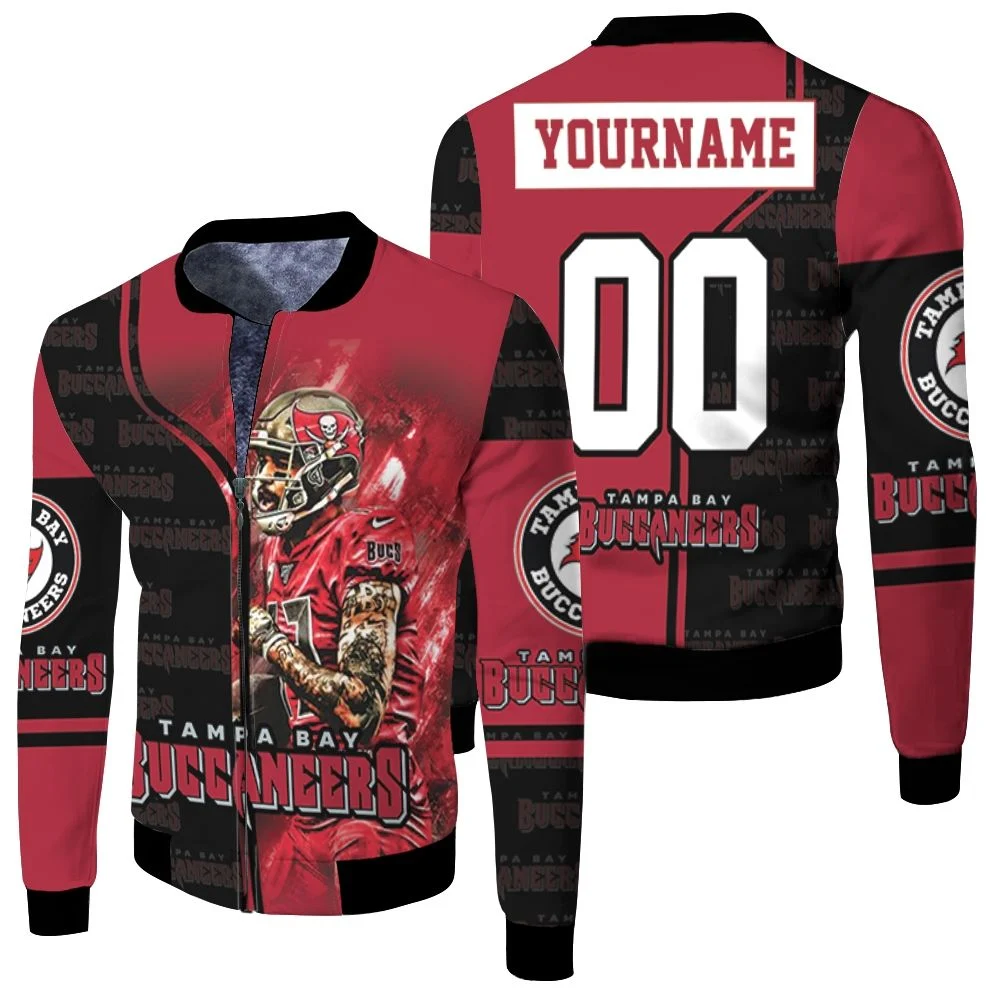 Mike Evans 13 Tampa Bay Buccaneers Nfc South Champions Division Super Bowl 2021 Personalized Fleece Bomber Jacket
