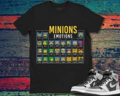 Minions Emotions Cute Face Minion Banana Funny Graphic Unisex Gift T-Shirt