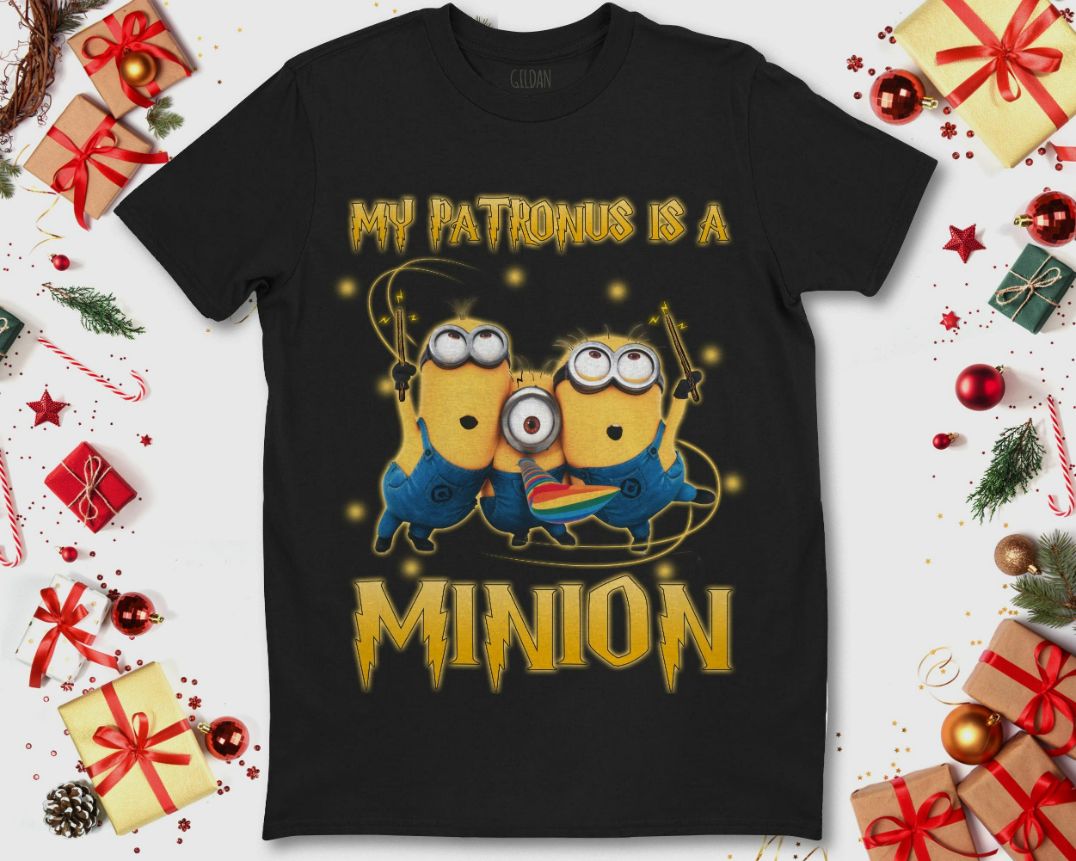 Minions My Patronus Is A Minion Funny Cartoon Unisex T-Shirt