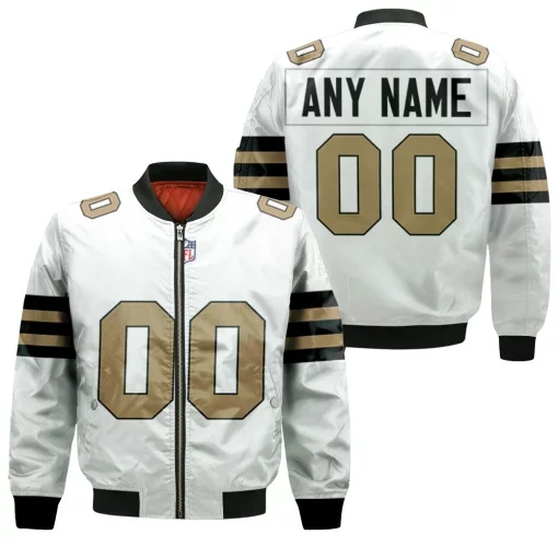 New Orleans Saints Nfl American Football Team Logo Color Rush Custom 3d Designed Allover Custom Gift For Saints Fans Bomber Jacket