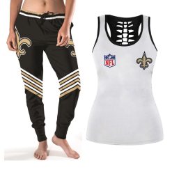 New Orleans Saints Nfl Bomber Jacket 3d Tanktop Jogger Set Gift For New Orleans Saints Fans