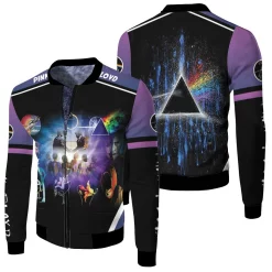 Pink Floyd Wish You Were Here Burning Man Album Cover Fleece Bomber Jacket