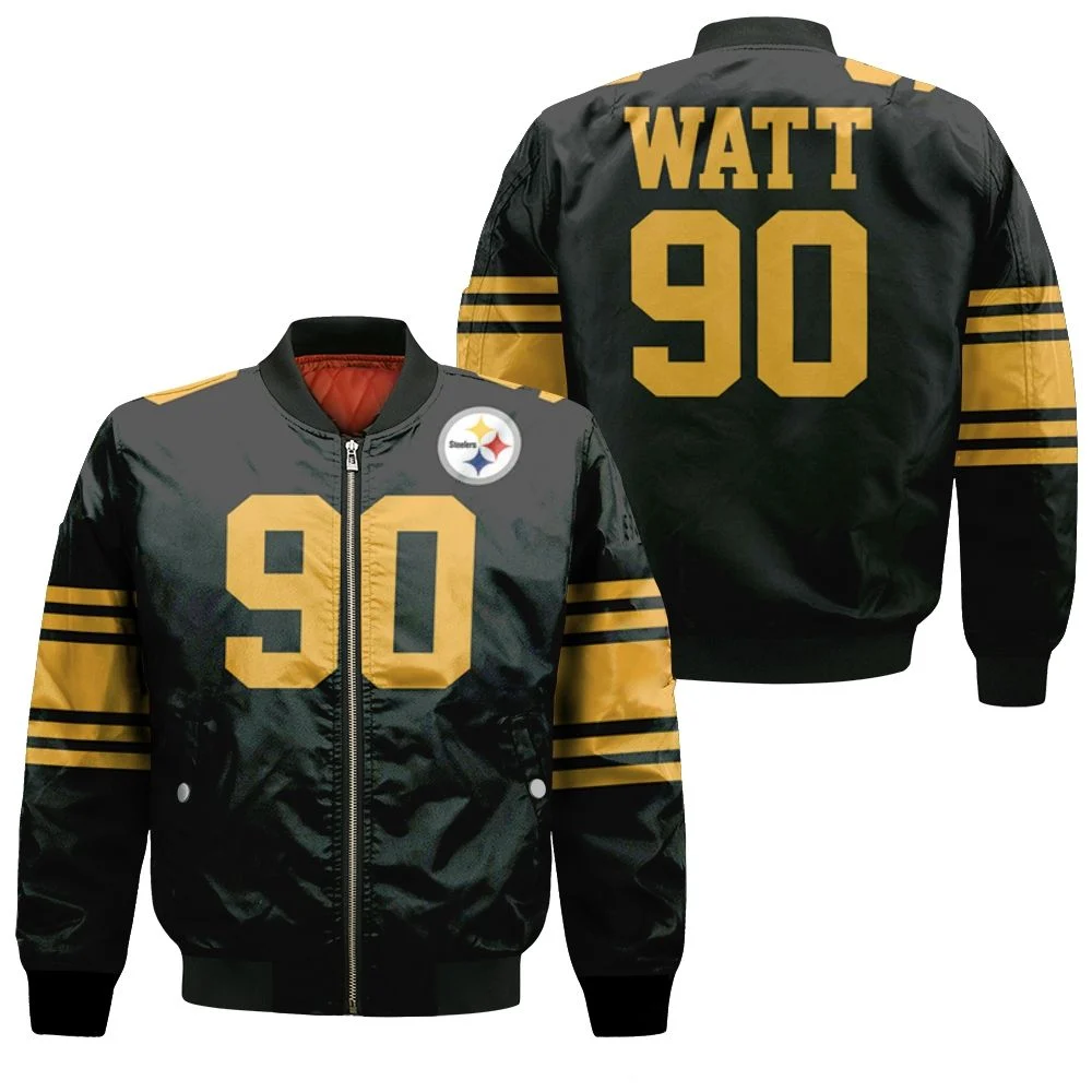 NFL_Jerseys Jersey Pittsburgh''Steelers''''NFL''Women T.J. Watt Black Rush  