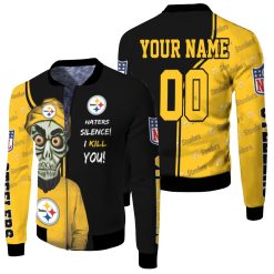 Pittsburgh Steelers Haters Silence Personalized Fleece Bomber Jacket