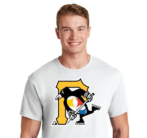 Pittsburgh Teams 3 Logo Mashup T-Shirt