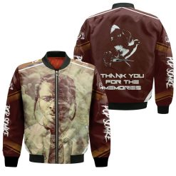 Pop Smoke Legend Never Die Smoke Cover Rap Hip Hop Bomber Jacket