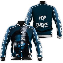 Pop Smoke Shoot Faith With The Universe Baseball Jacket