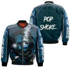 Pop Smoke Shoot Faith With The Universe Bomber Jacket