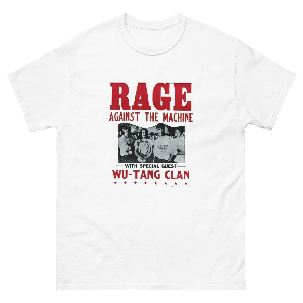 Rage Against The Machine Wu Tang Clan Concert T-Shirt
