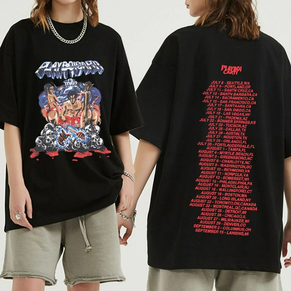 Rap Playboi Carti Vintage Hip-Hop T-Shirt