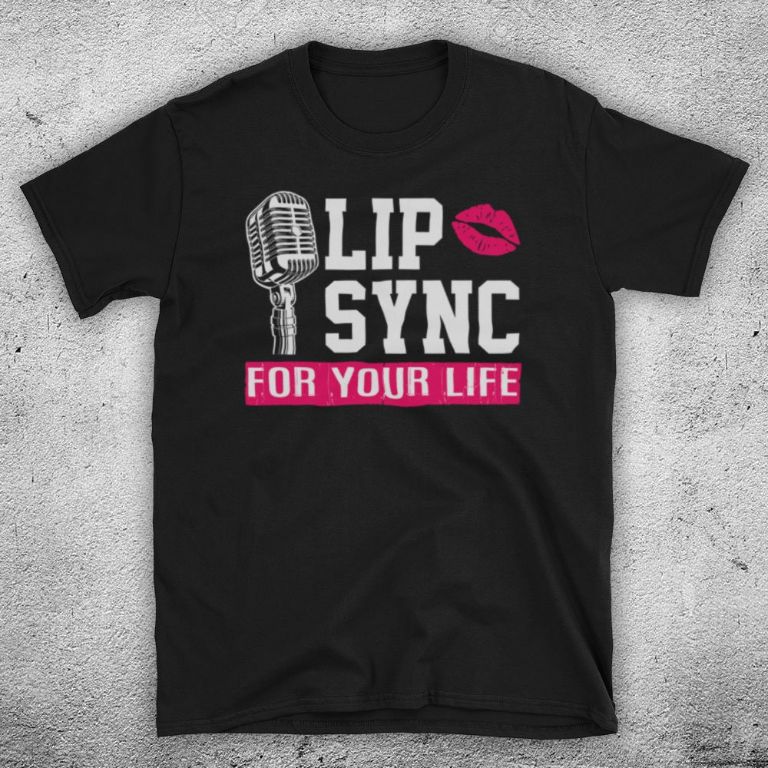 RuPauls Drag Race Lip Sync For Your Life Ru Paul Drag Queen Icon Unofficial Mens T-Shirt