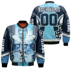 Ryan Tannehill 17 Tennessee Titans Afc South Champions Super Bowl 2021 Personalized Bomber Jacket