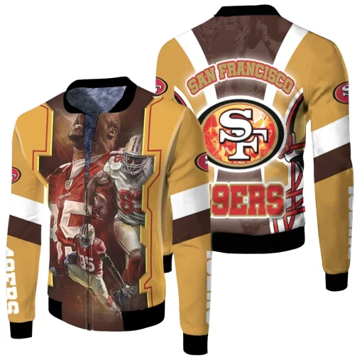 San Francisco 49ers 2021 Art Fleece Bomber Jacket