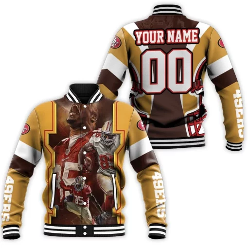 San Francisco 49ers 2021 Players Personalized Baseball Jacket