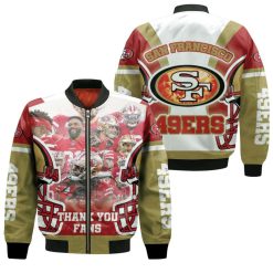 San Francisco 49ers 2021 Thank You Fan Bomber Jacket