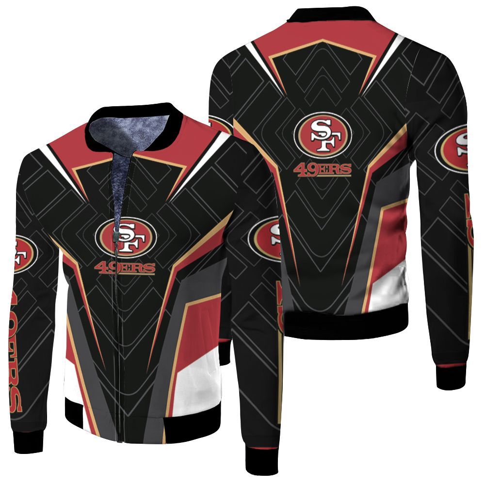 San Francisco 49ers For Fan 3d Jersey Fleece Bomber Jacket