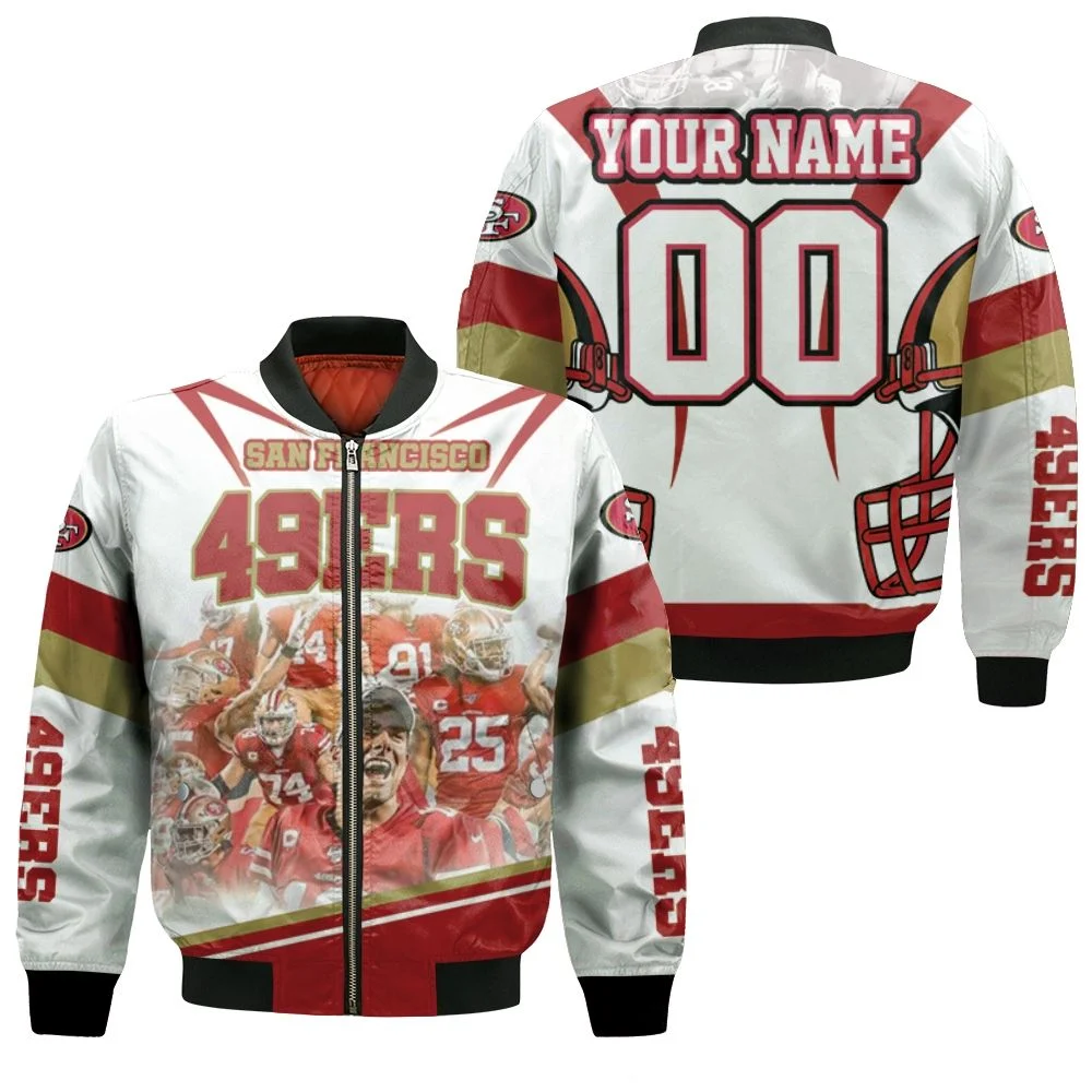 San Francisco 49ers Nfc West Division Champions Super Bowl 2021 Personalized Bomber Jacket