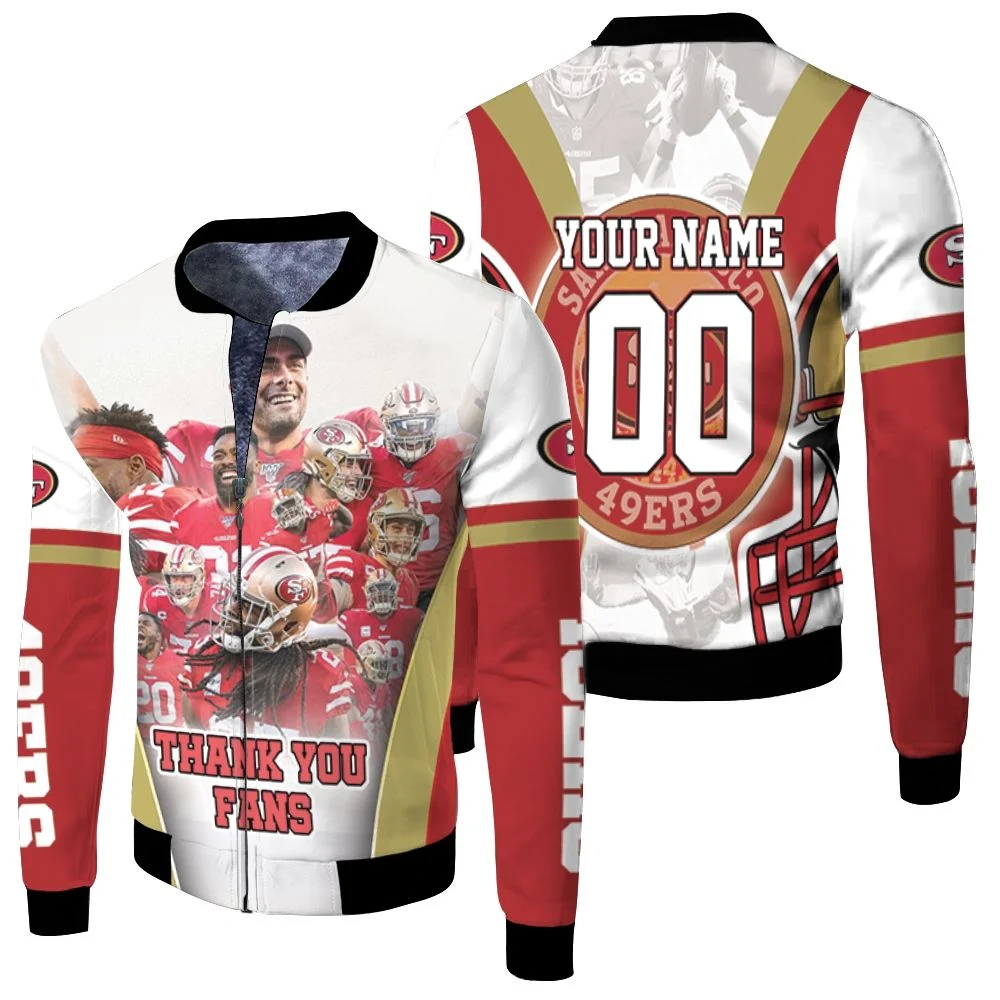 5 Times Super Bowl Champions San Francisco 49ers All Prizes 3d Bomber Jacket