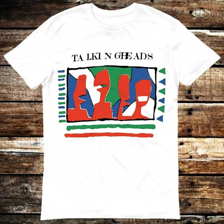 Talking Heads Anime Cartoon Drawing Vinyl Cover T-Shirt