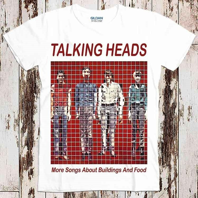 Talking Heads More Songs About Buildings And Food Retro Cool Vintage Unisex Ladies T-Shirt