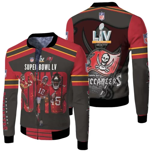 Tampa Bay Buccaneers Nfc South Division Champions Super Bowl 2021 Liv (1) Fleece Bomber Jacket