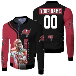 Tampa Bay Buccaneers Nfl 2021 Champions 1 Personalized Fleece Bomber Jacket