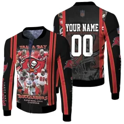 Tampa Bay Buccaneers Super Bowl 2021 Nfc South Division Champions Personalized Fleece Bomber Jacket