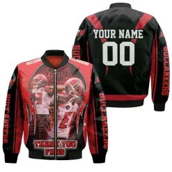 Tampa Bay Buccaneers Super Bowl Champions Mike Evans Thank You Fan Personalized Bomber Jacket