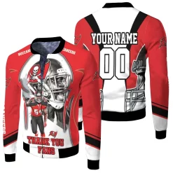 Tampa Bay Buccaneers Super Bowl Champions Thank You Fan Personalized Fleece Bomber Jacket