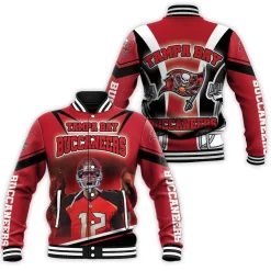 Tampa Bay Buccaneers Tom Brady Nfl Champions 2021 Baseball Jacket