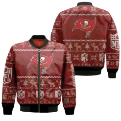 Tampa Bay Buccaneers Ugly Sweatshirt Christmas 3d Bomber Jacket