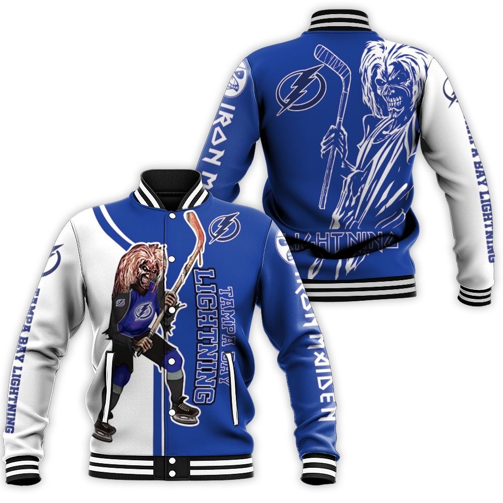 Tampa Bay Lightning And Zombie For Fans Baseball Jacket