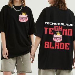 Technoblade Merch Graphics Print T-Shirt