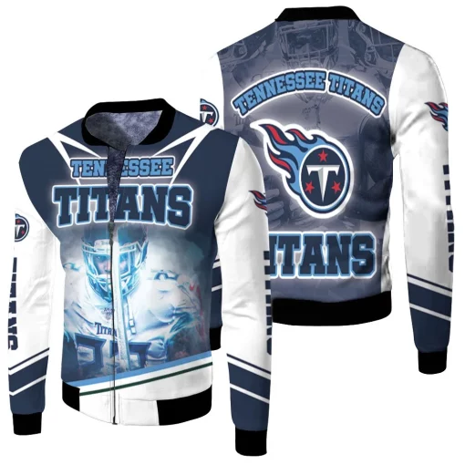 Tennessee Titans Super Bowl 2021 Afc South Division Logo For Fans Fleece Bomber Jacket