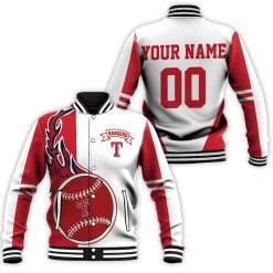 Texas Rangers 3d Personalized Baseball Jacket