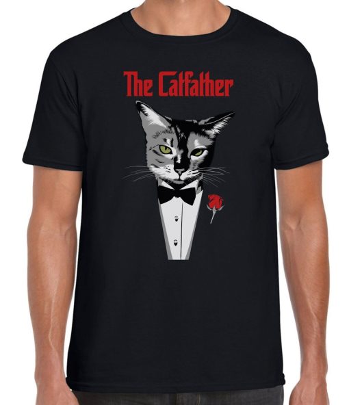 The Catfather Godfather Cat  Unisex T-Shirt