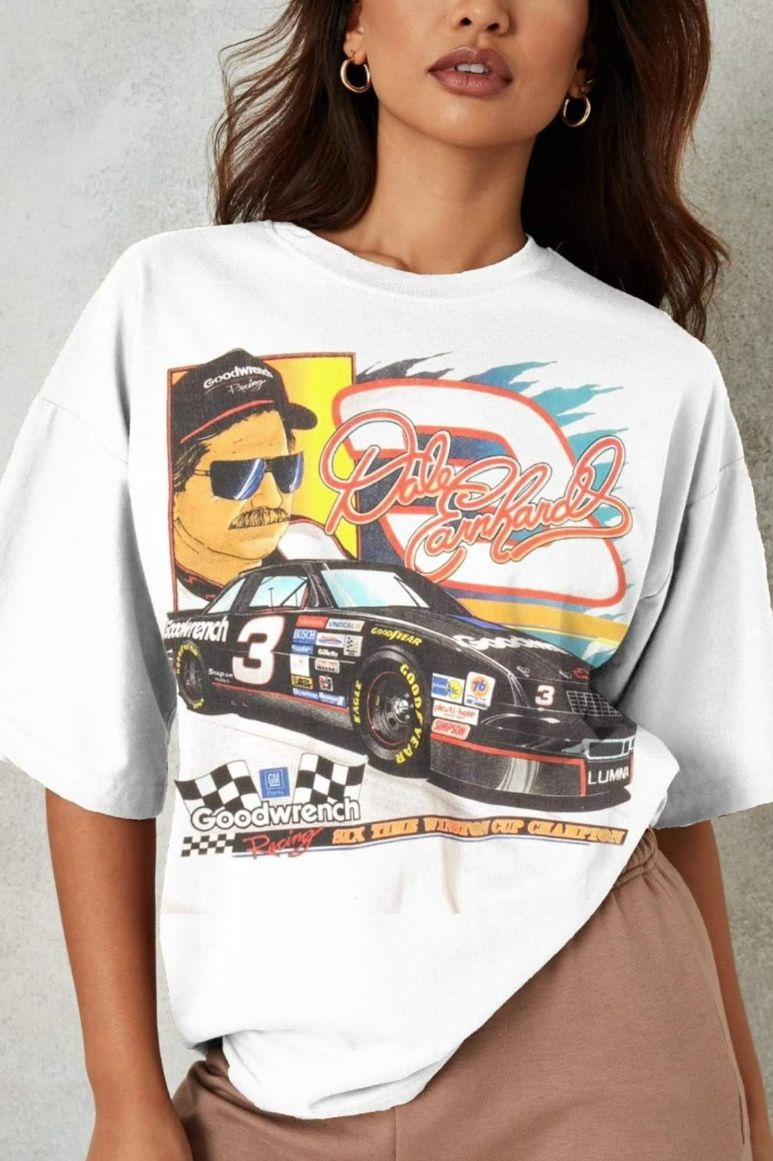 Vintage 90S Dale Earnhardt Nascar Racing T-Shirt