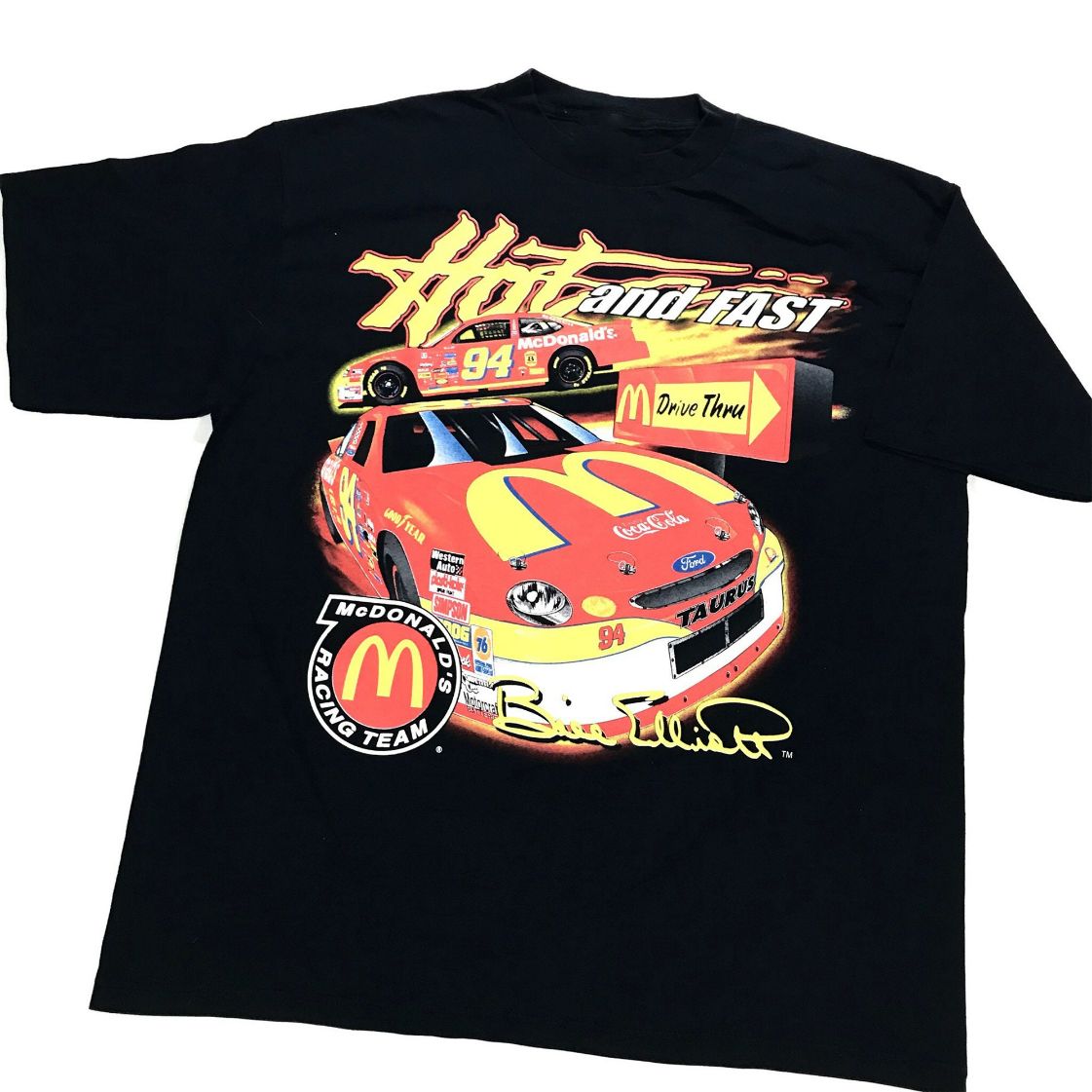 Vintage NASCAR McDonalds Racing Team Shirt