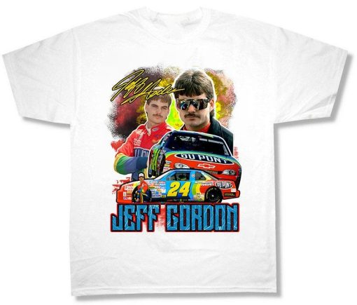 Vintage Style Jeff Gordon 90s Nascar Tee Shirt