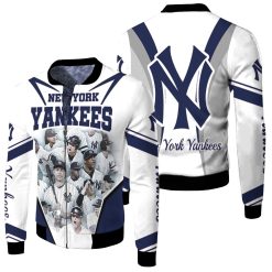 2018 New York Yankees Offical Yearbook For Fan Fleece Bomber Jacket