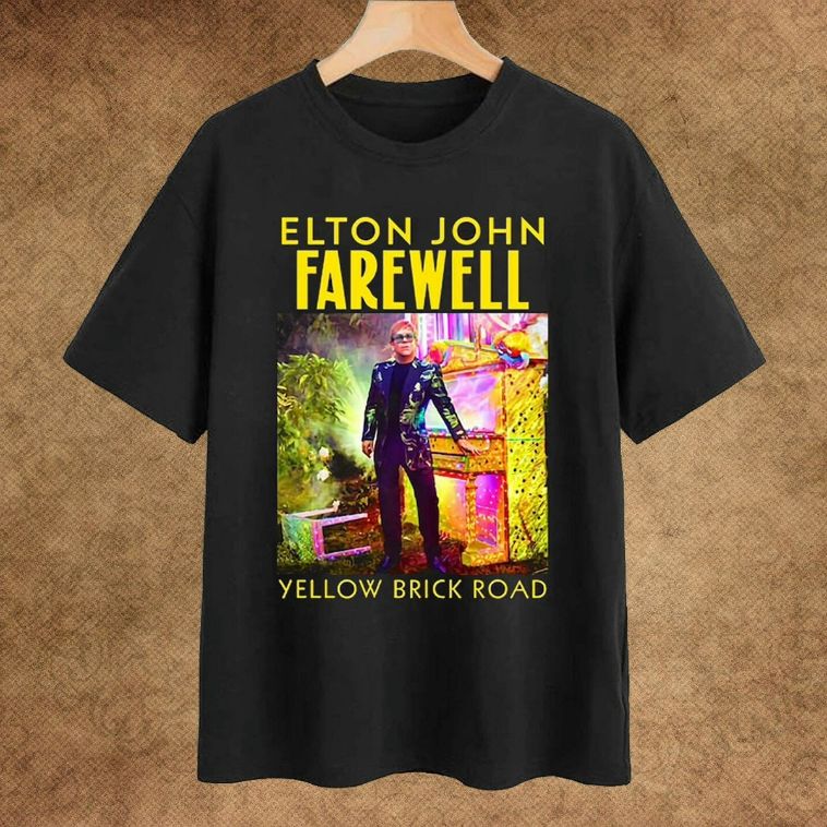 2022 Elton John Farewell Yellow Brick Road The Final Tour Dates T-Shirt