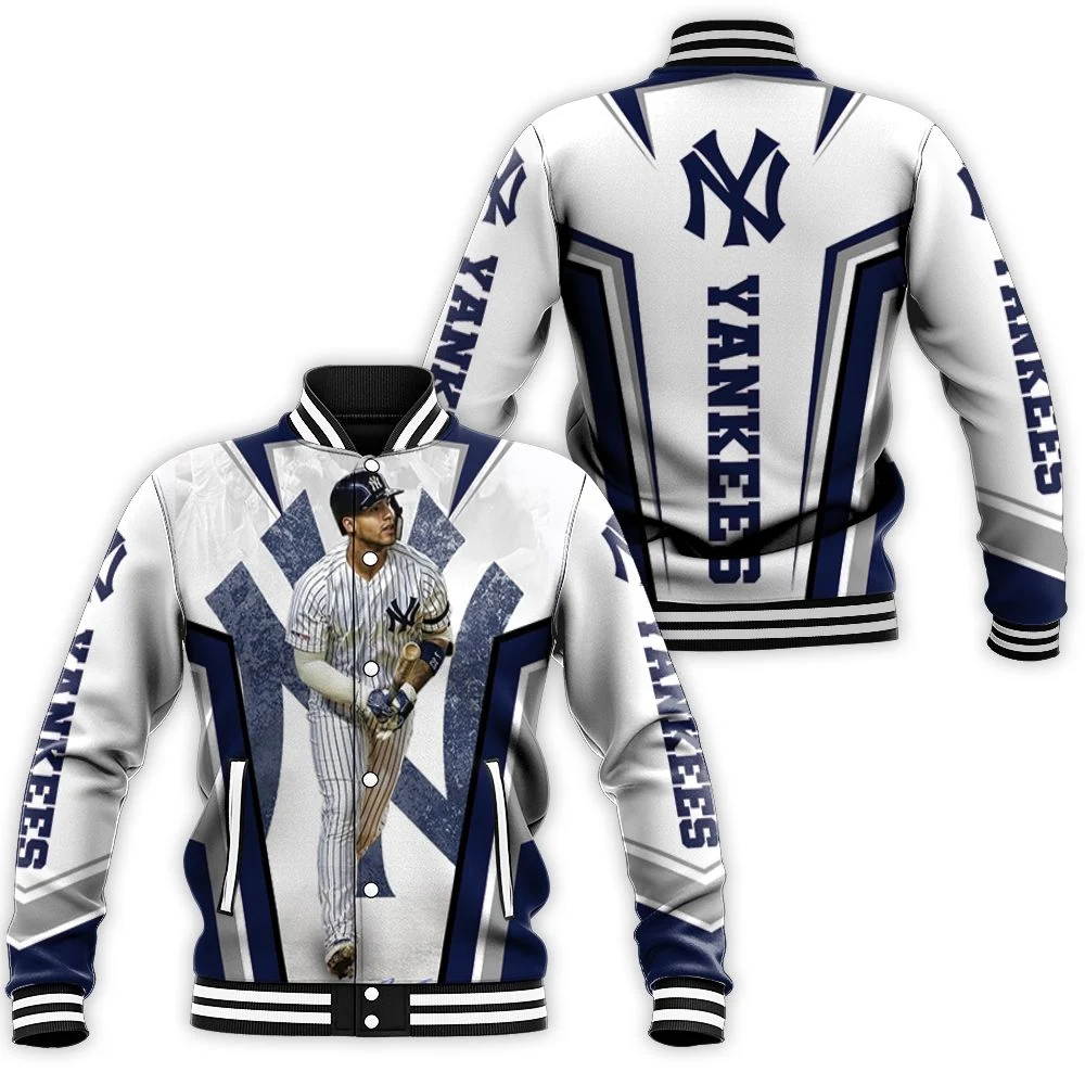 25 New York Yankees Gleyber Torres Baseball Baseball Jacket