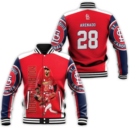 28 Arenado St Louis Cardinals Baseball Jacket