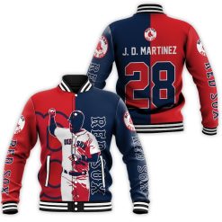 28 J D Martinez Boston Red Sox Baseball Jacket