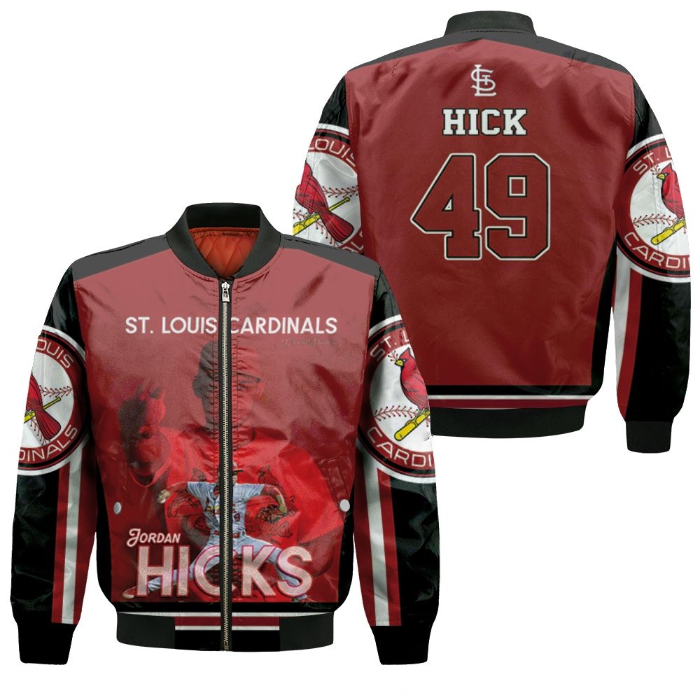49 Hick St Louis Cardinals Bomber Jacket