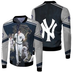 59 New York Yankees Luke Voit Fleece Bomber Jacket