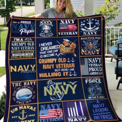 A Navy Legend Has Retired Quilt Blanket Great Customized Blanket Gifts For Birthday Christmas Thanksgiving