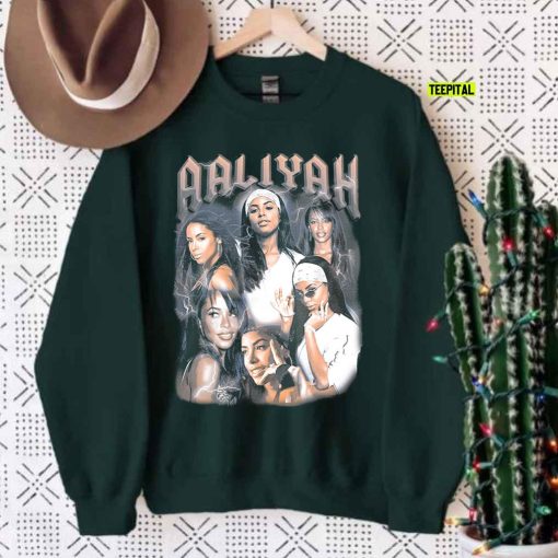 Aaliyah Vintage Bootleg 90s Unisex Sweatshirt