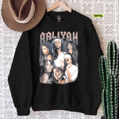 Aaliyah Vintage Bootleg 90s Unisex Sweatshirt